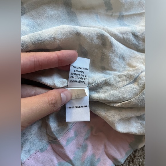 DVF multicolored silk slouchy tunic - Picture 3 of 4